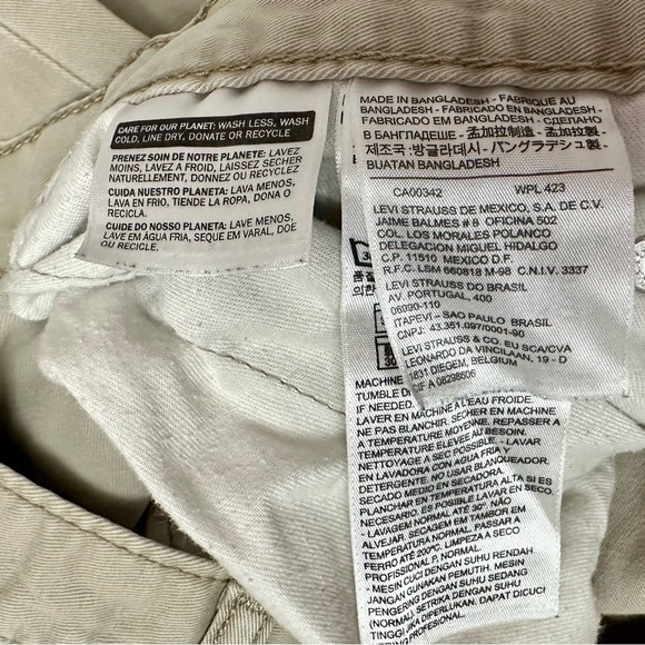 Levi’s 559 Mens 40x32 White Tab Straight Leg Denim Pants Jeans Streetwear Grunge - Picture 8 of 8